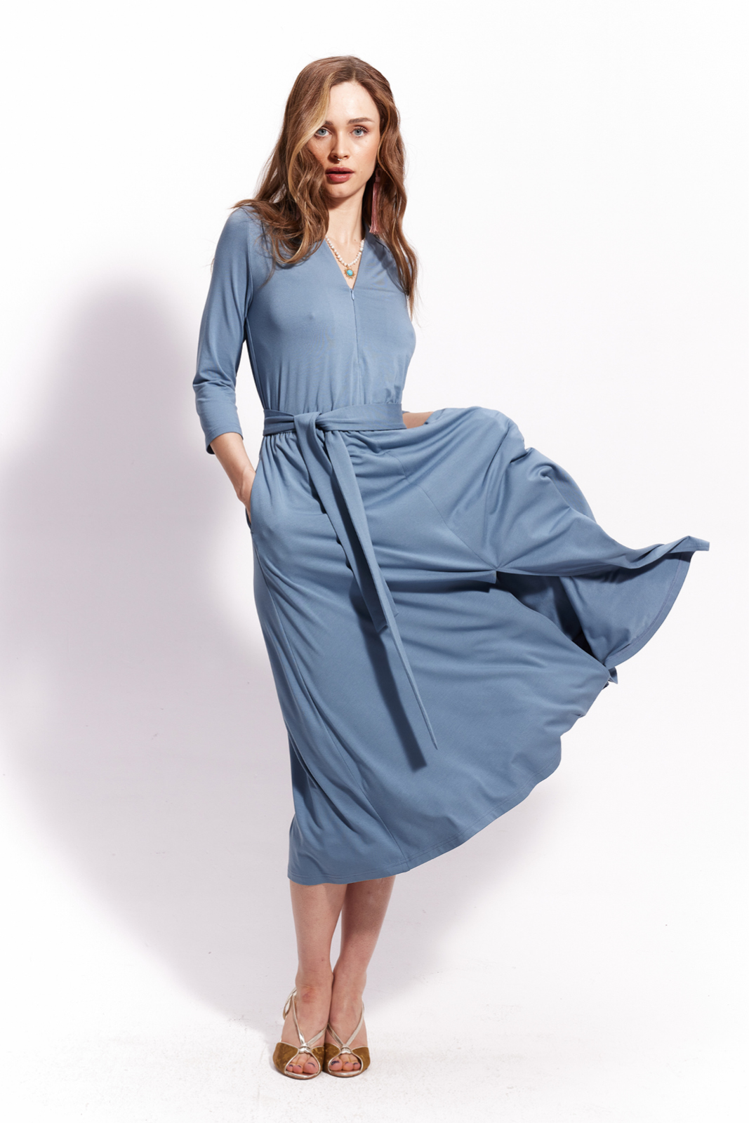 LIBERTY DRESS baltic blue