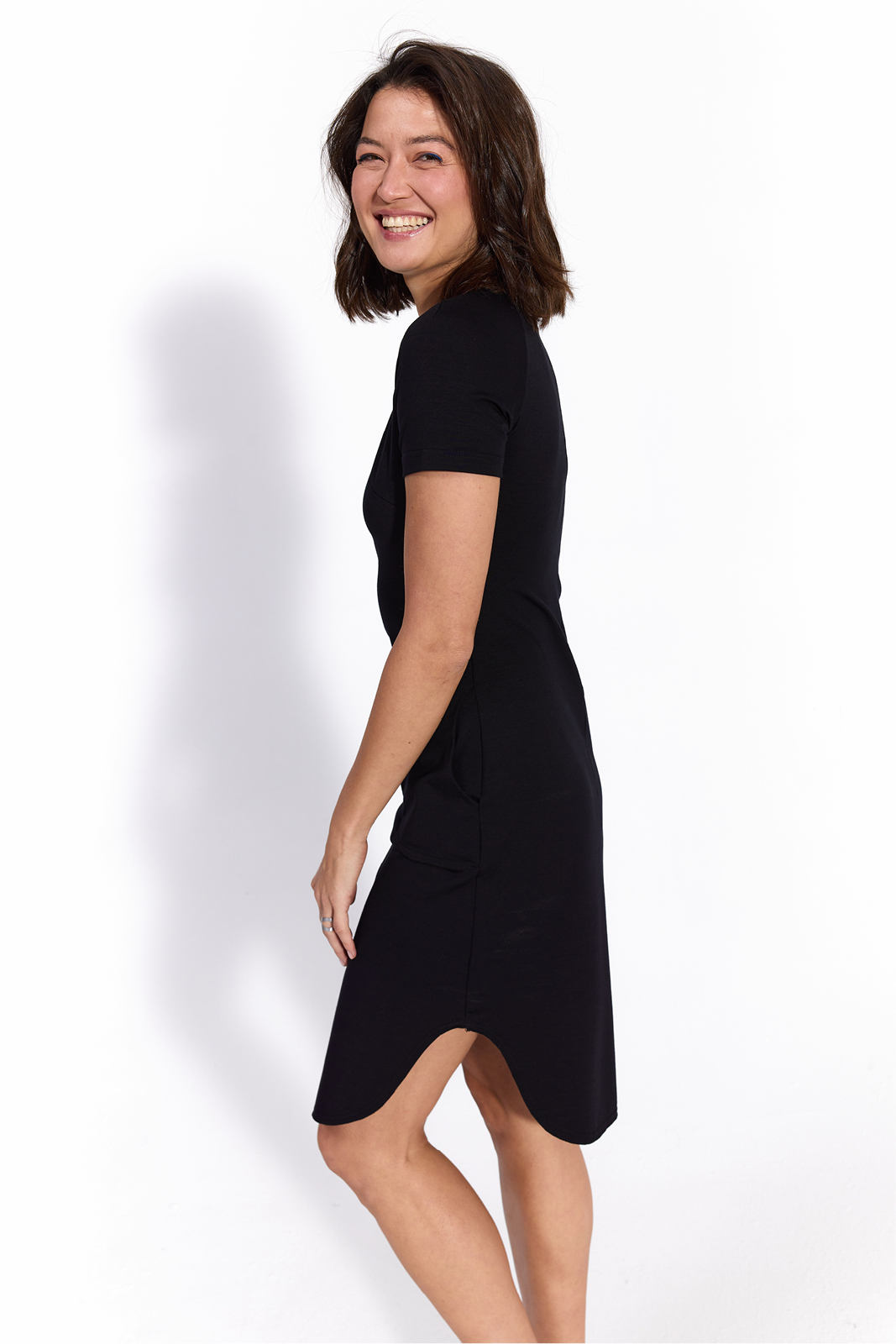 T-SHIRT DRESS black