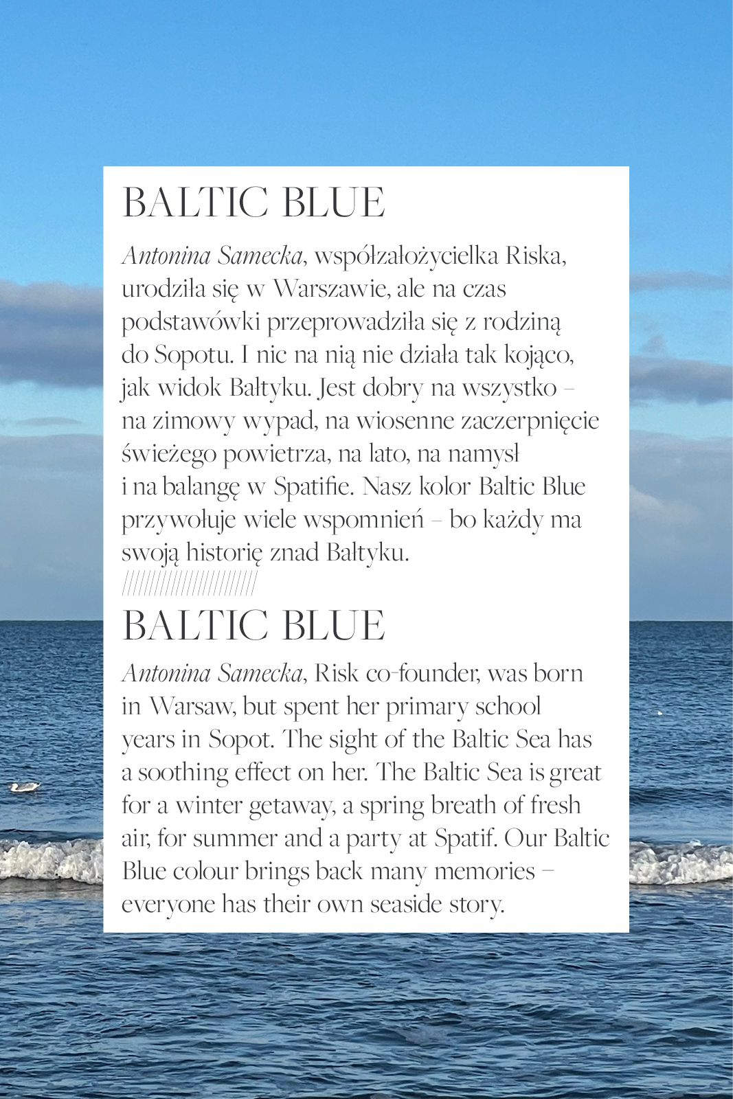 TOSKANIA baltic blue