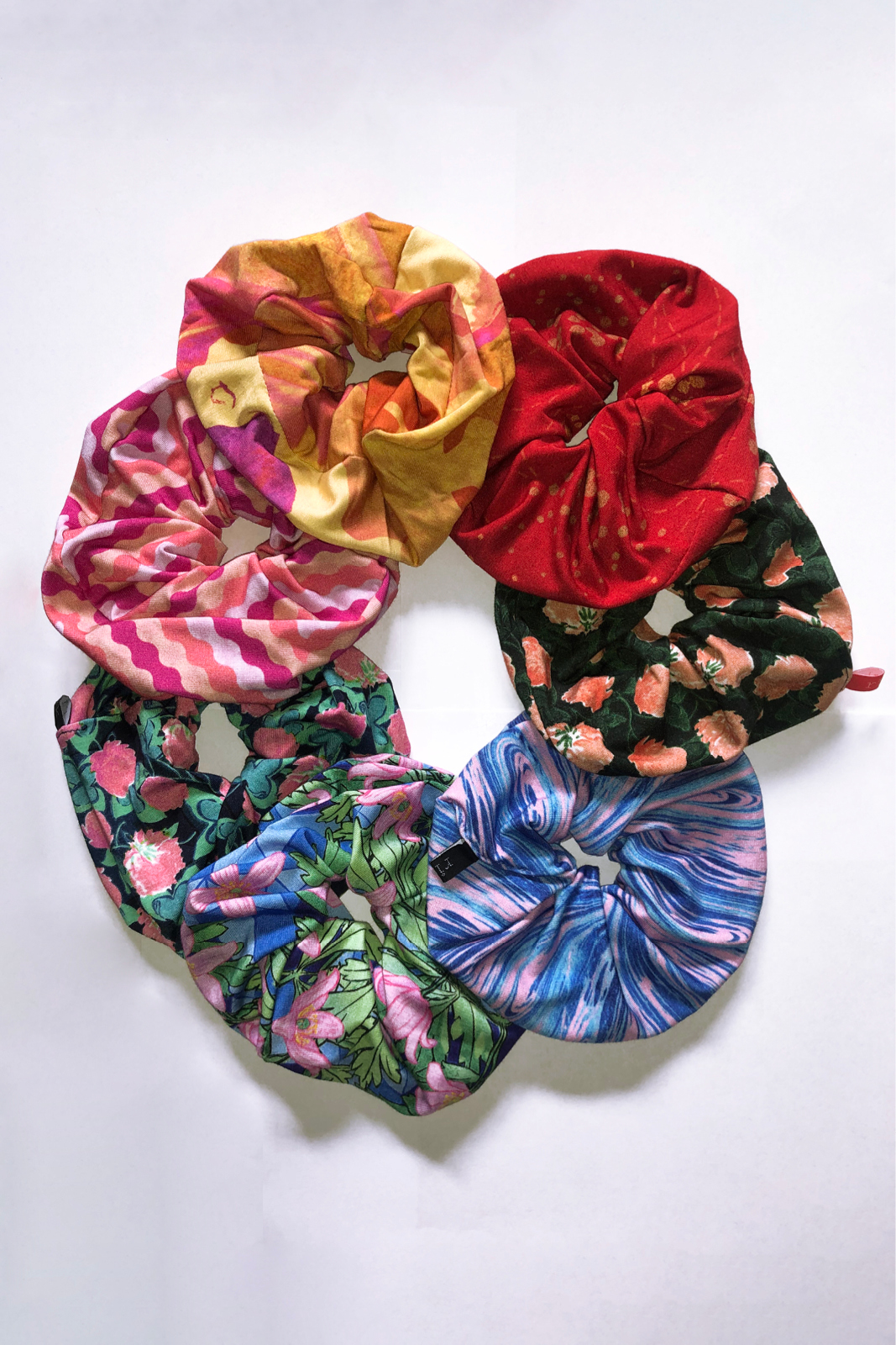 SCRUNCHIE mix print