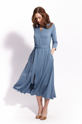 LIBERTY DRESS baltic blue