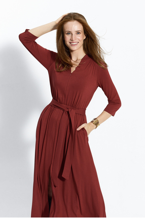 LIBERTY DRESS chestnut