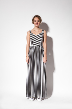 ROMAN HOLIDAYS MAXI black stripes